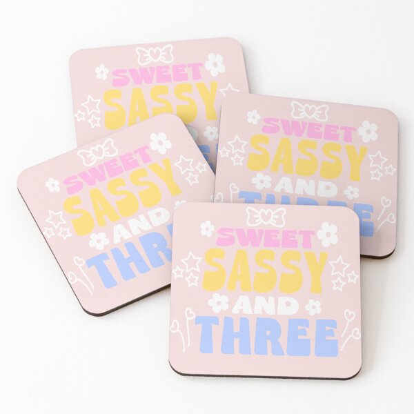 Item preview, Sweet sassy and three designed and sold by giftfromheart.