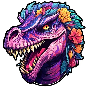 Artwork thumbnail, Glamourous Raptor by RiffraffDesigns