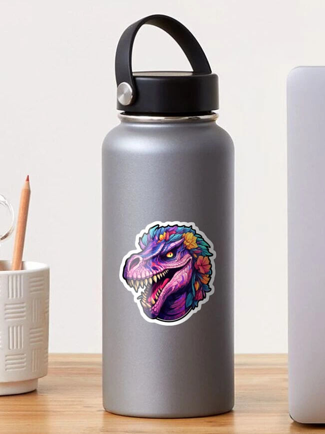 Thumbnail 1 of 3, Sticker, Glamourous Raptor designed and sold by RiffraffDesigns.