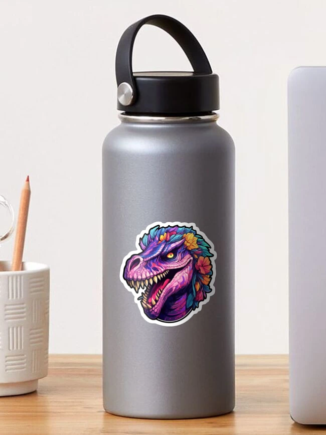 Thumbnail 1 of 3, Sticker, Glamourous Raptor designed and sold by RiffraffDesigns.