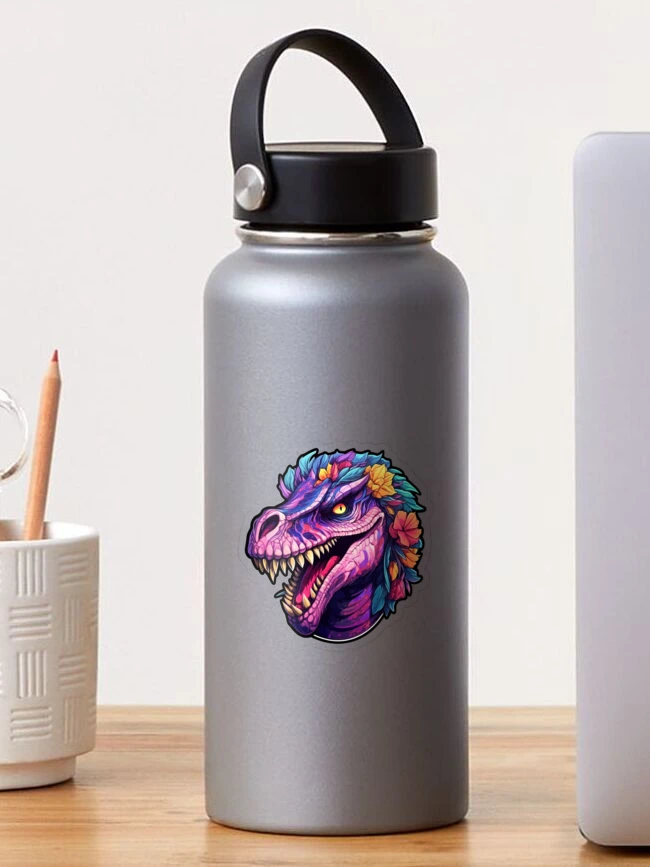 Thumbnail 1 of 3, Sticker, Glamourous Raptor designed and sold by RiffraffDesigns.