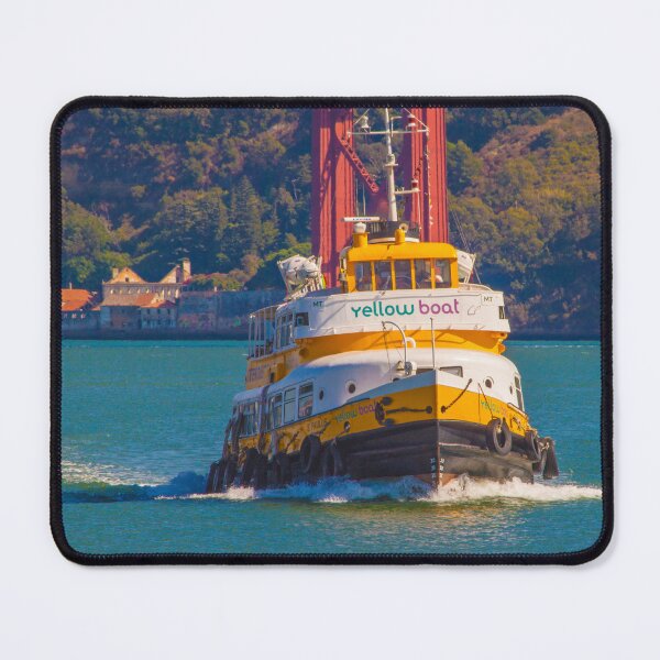 Item preview, yellow boat designed and sold by Tereza Pilar  Art.