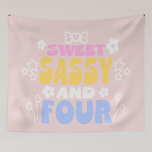 Item preview, Sweet sassy and four designed and sold by giftfromheart.
