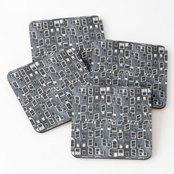 Item preview, Odd Painted Windows Photo Pattern  designed and sold by vallisrowe.