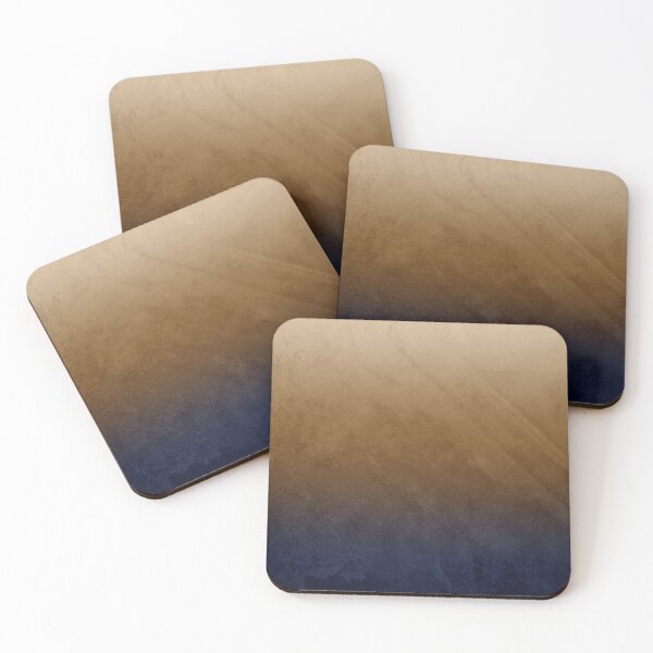 Item preview, Dark Blue Golden Brown Ombre Grunge Abstract designed and sold by jocelynsart.