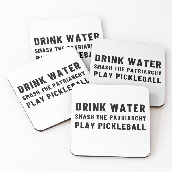 Item preview, Drink Water Smash the Patriarchy Play Pickleball designed and sold by gillys.