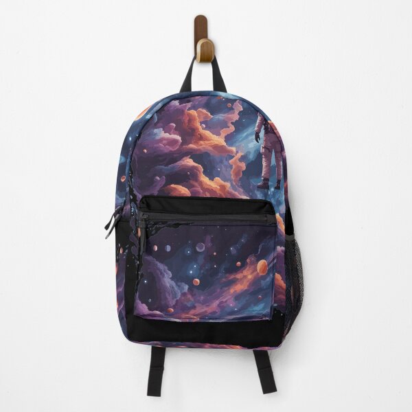 Item preview, galaxy with a lone astronaut exploring the cosmos, capturing the essence of human curiosity and the vastness of space. designed and sold by Sadil.