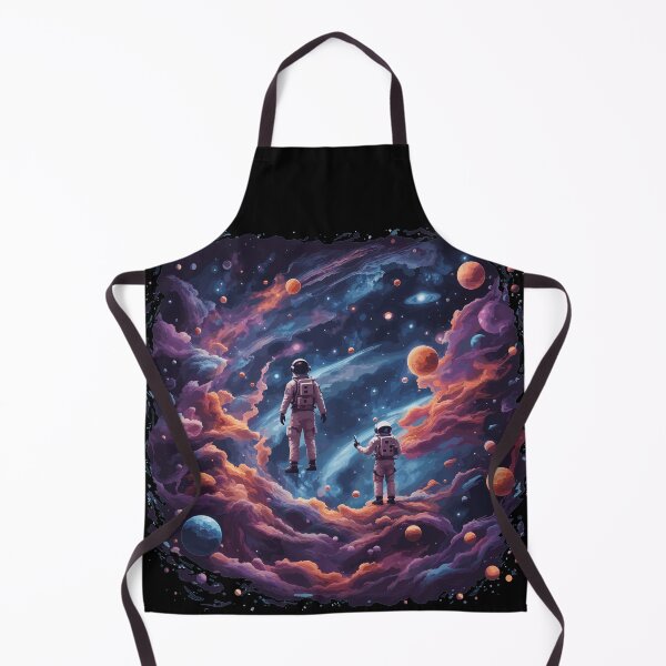 Item preview, galaxy with a lone astronaut exploring the cosmos, capturing the essence of human curiosity and the vastness of space. designed and sold by Sadil.