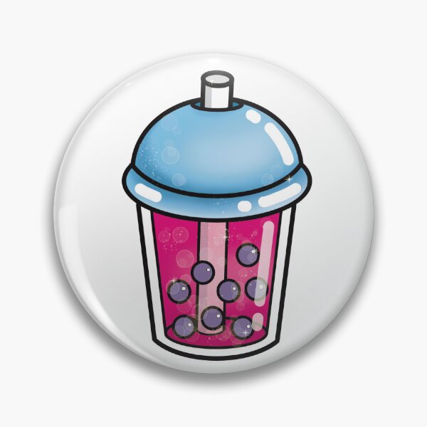 Aperçu de l'œuvre Pink Bubble Tea créée et vendue par Hannabie.