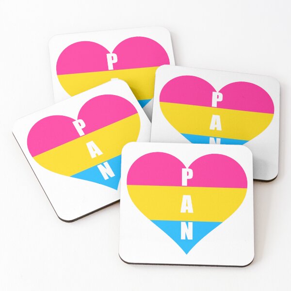 Item preview, Pan Flag in the shape of Heart By Jonathan P. designed and sold by JonathanP514.