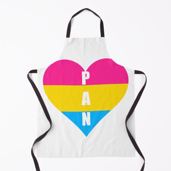 Item preview, Pan Flag in the shape of Heart By Jonathan P. designed and sold by JonathanP514.
