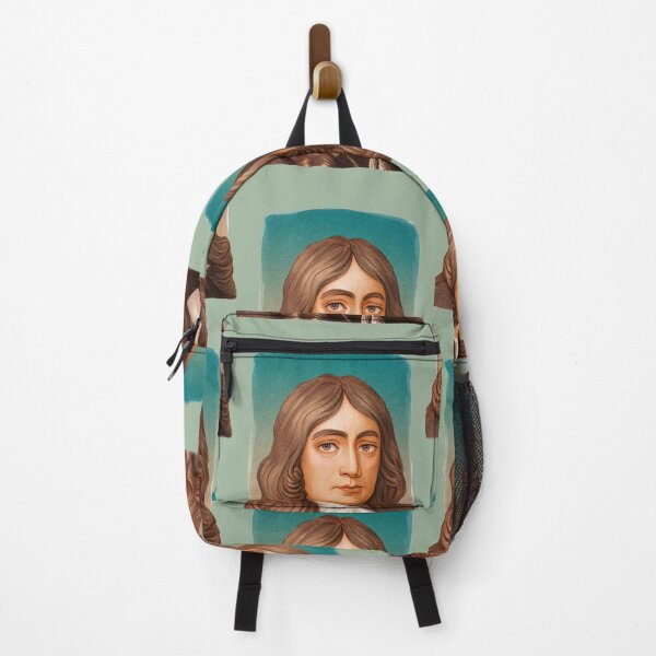 Item preview, English Poet John Milton - green - illustration  designed and sold by Litstoy.