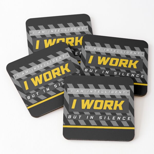 Item preview, I work but in silence designed and sold by 4Dart.