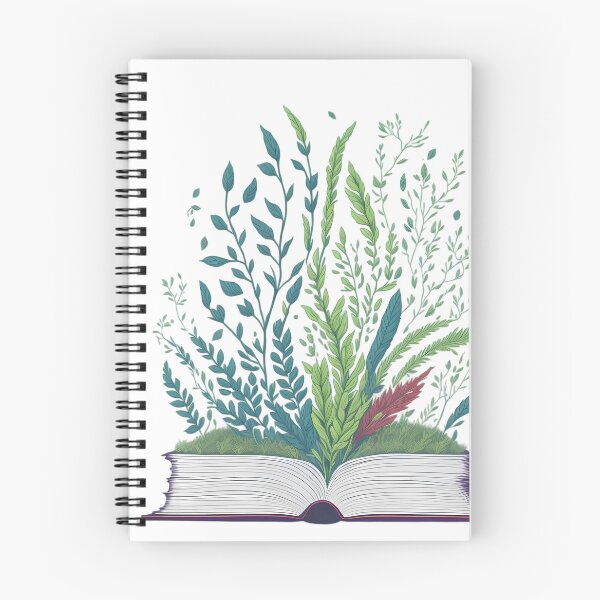 Item preview, Herbs growing from big book designed and sold by EightMustangs.