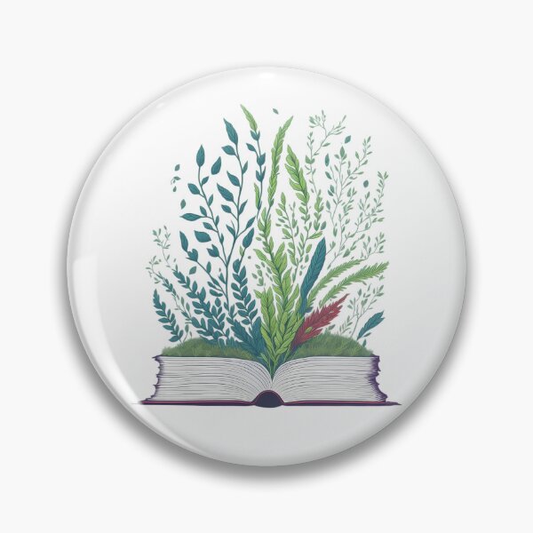 Item preview, Herbs growing from big book designed and sold by EightMustangs.