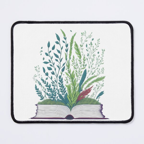 Item preview, Herbs growing from big book designed and sold by EightMustangs.