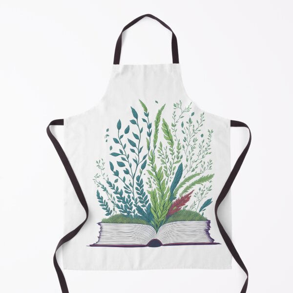 Item preview, Herbs growing from big book designed and sold by EightMustangs.