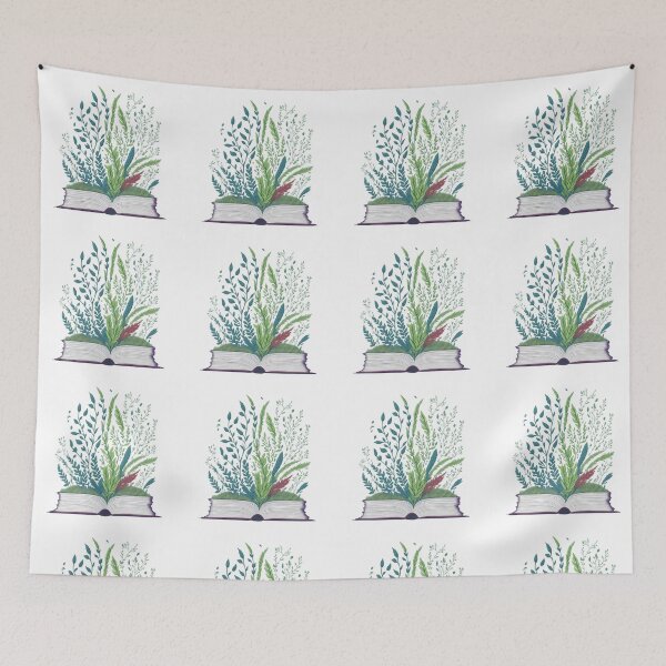 Item preview, Herbs growing from big book designed and sold by EightMustangs.