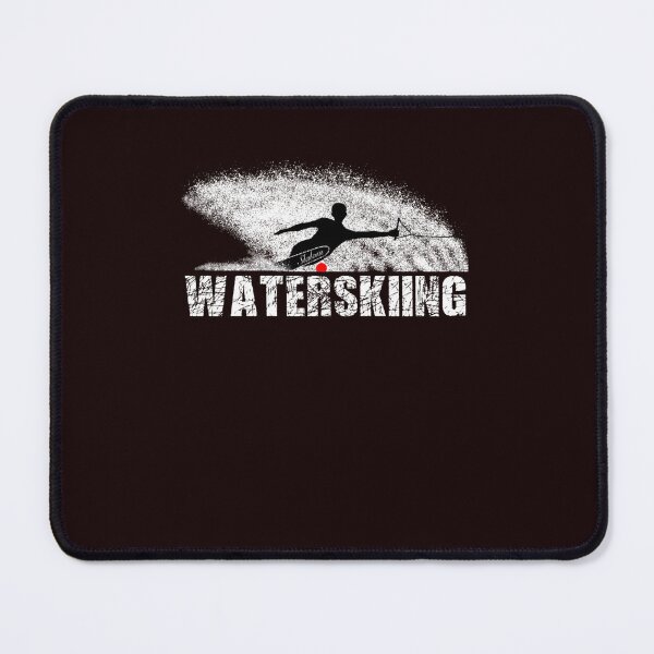 Item preview, Slalom waterskier silhouetted against spray designed and sold by MISTYSON.