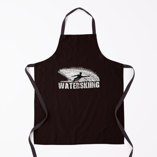 Item preview, Slalom waterskier silhouetted against spray designed and sold by MISTYSON.