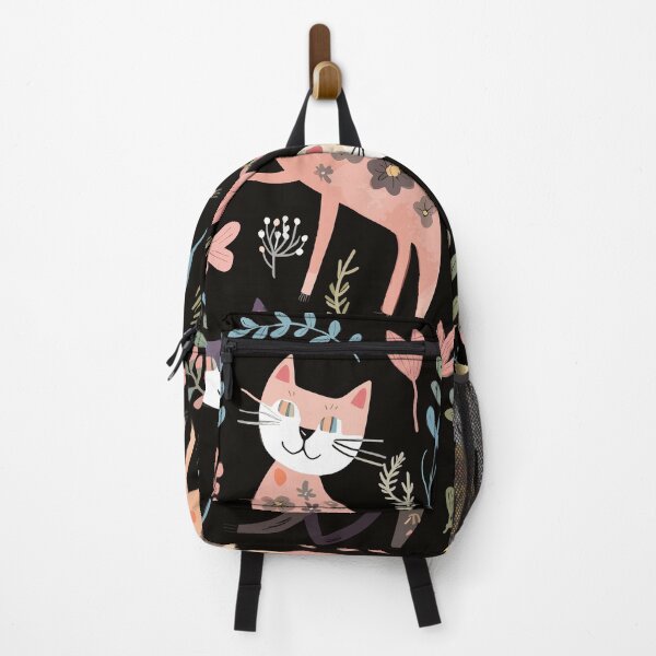 Item preview, Minimalist Cat with Flowers designed and sold by Liededrom..