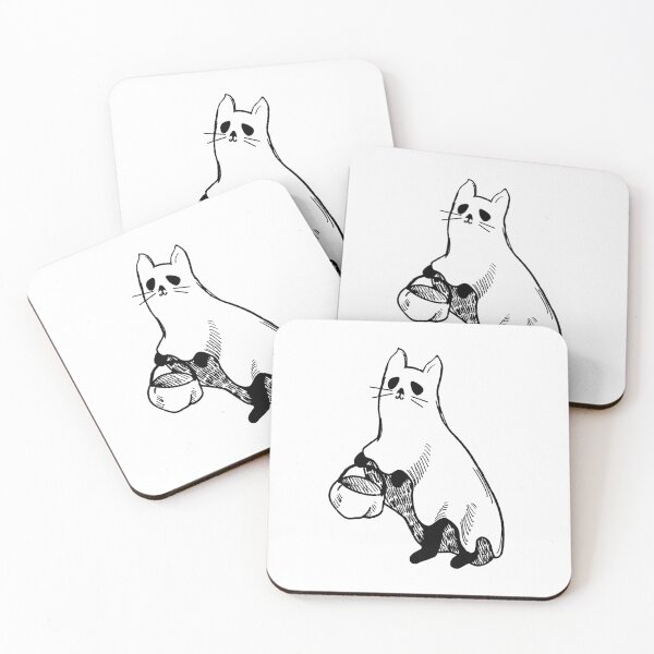 Item preview, Ghostly Kitty Lantern Bearer - Cat ghost lineart designed and sold by EmeraldeaArt.