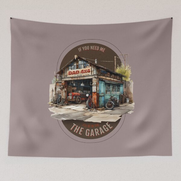 Item preview, I’ll Be In The Garage, Father’s Day Gift Idea. designed and sold by AnuStudios.
