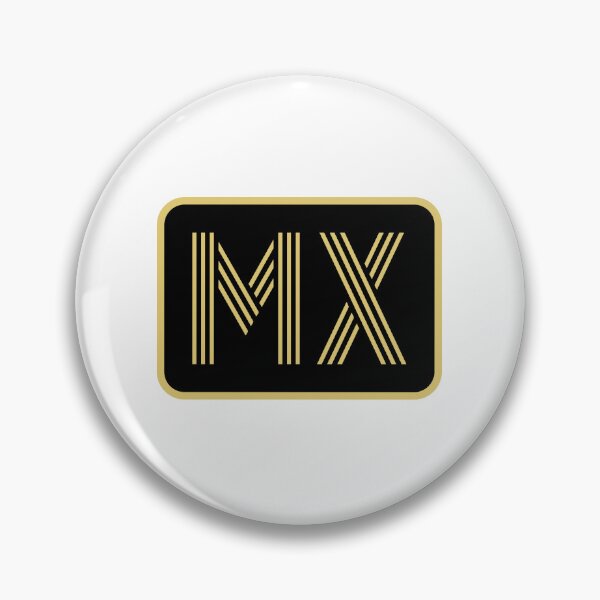 Item preview, MX Initials Gold Geometric Letters designed and sold by Jeallan Designs.