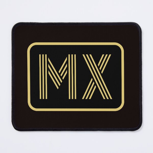 Item preview, MX Initials Gold Geometric Letters designed and sold by Jeallan Designs.