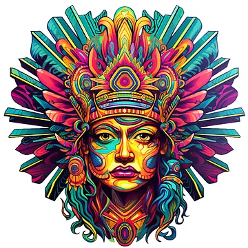 Artwork thumbnail, Acid Aztec by RiffraffDesigns