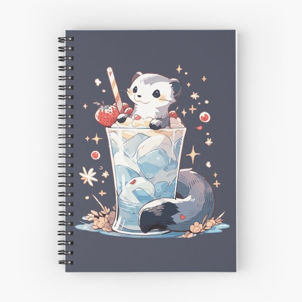 Item preview, A ferret enjoying a frosty designed and sold by etherElric.