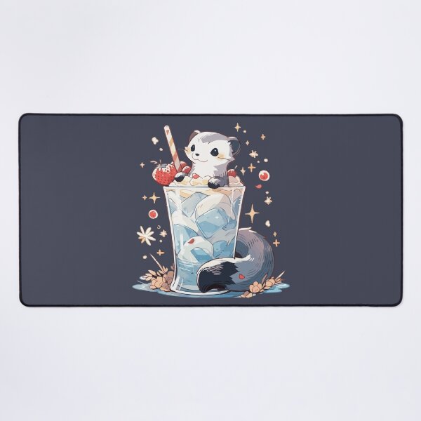 Item preview, A ferret enjoying a frosty designed and sold by etherElric.