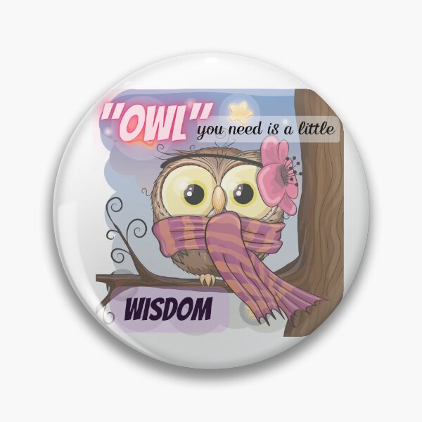 Item preview, Owl Stickers Cute Inspirational Quote designed and sold by LadyBossStudio.