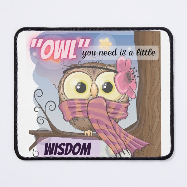 Item preview, Owl Stickers Cute Inspirational Quote designed and sold by LadyBossStudio.