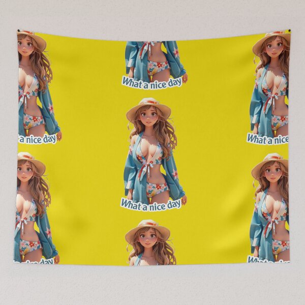 Item preview, beach girl  Beautiful girl in the sunshine designed and sold by Shadyshoo.