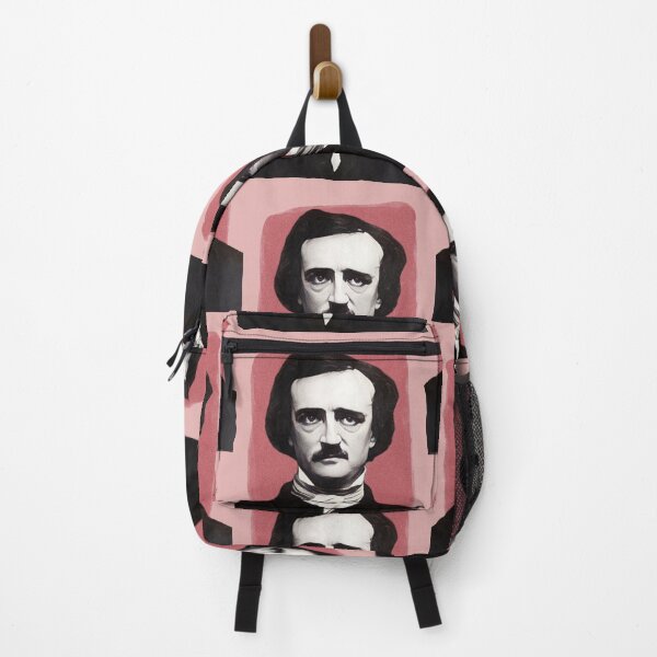 Item preview, American Writer Edgar Allan Poe - maroon - illustration designed and sold by Litstoy.