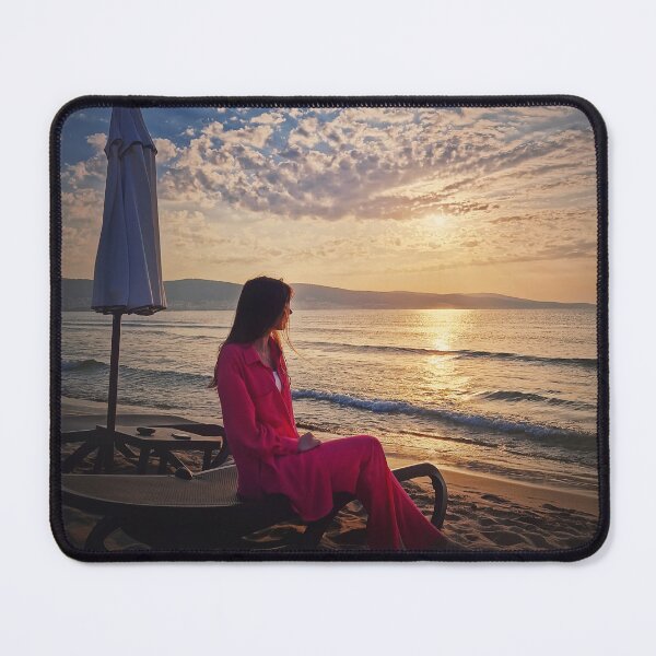 Item preview, Woman relaxing on the sunbed designed and sold by psychoshadow.