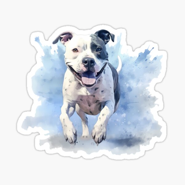 Item preview, A Staffordshire Bull Terrier-Watercolor designed and sold by Jdelgado813.