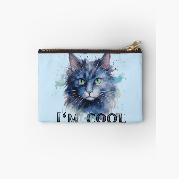 Item preview, I'm Cool as a Cat Watercolor design designed and sold by GracefulGems.