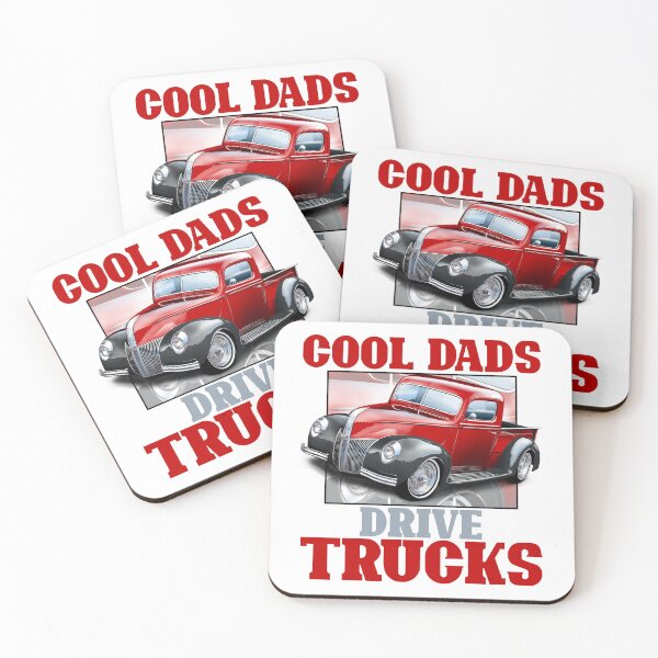 Item preview, Cool Dads drive Trucks (Ford) designed and sold by Petrolhead T-Shirts and Art.