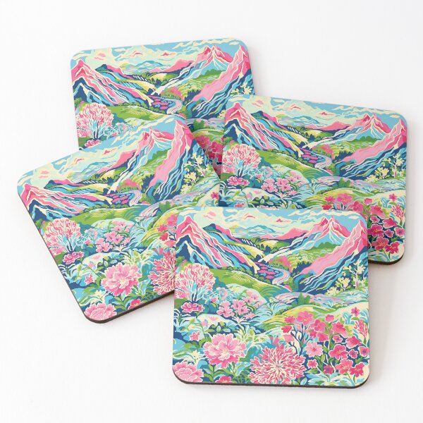 Artikelvorschau, Mountain Time – Pink & Preppy entworfen und verkauft von sophiesdesigns53.