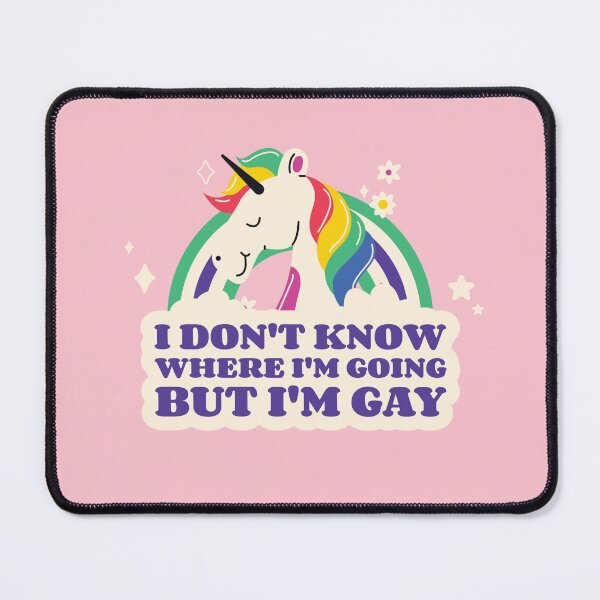 Item preview, I Don't Know Where I'm Going, But I'm Gay Funny designed and sold by Harmonick-Tees.