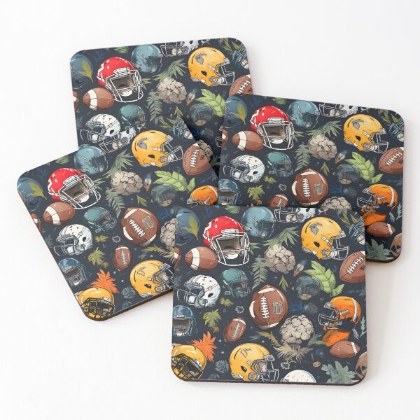 Item preview, Camouflage—first helmets at the locker room; first Autumn foliage on the field. It’s the NFL Football Kickoff Season time! Autumn Design, Fall Fashion, Football Pattern. designed and sold by ignasirus.