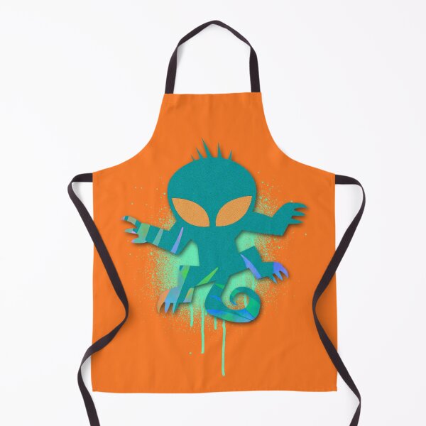 Item preview, chupacabras color splash edition (green) designed and sold by Simone Morana Cyla.