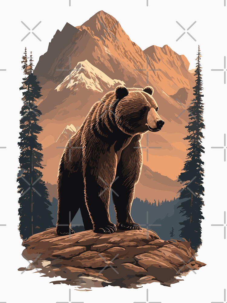 Grizzly store bear shirts