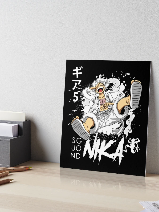 Anime Monkey D Luffy Gear 5 Art Board Print for Sale by Bims13