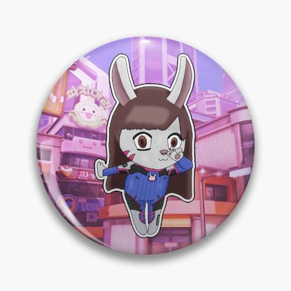 Item preview, D.VA Rabbit - Chibi OW Furry designed and sold by BashaHoobers.