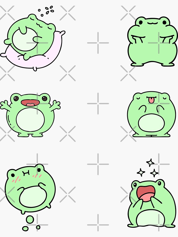 Weird Little Frogs | Sticker