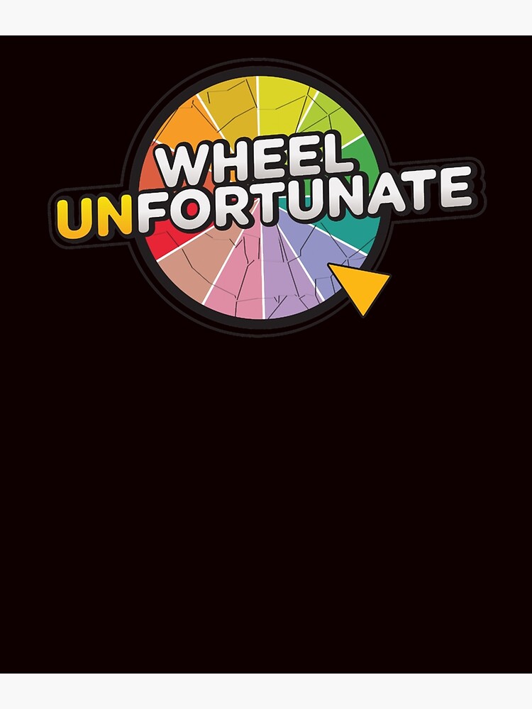 Wheel Unfortunate Over Time Dude Funny Game Photographic Print for Sale by  fomodesigns