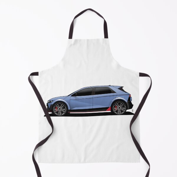 Item preview, Ioniq 5 N line blue illustration designed and sold by blackdogshop.